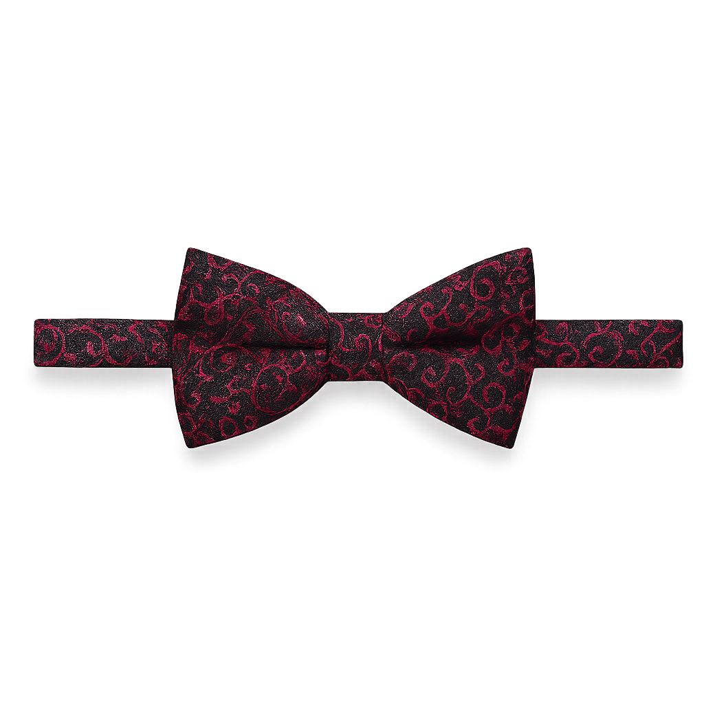 Navy blue bow tie