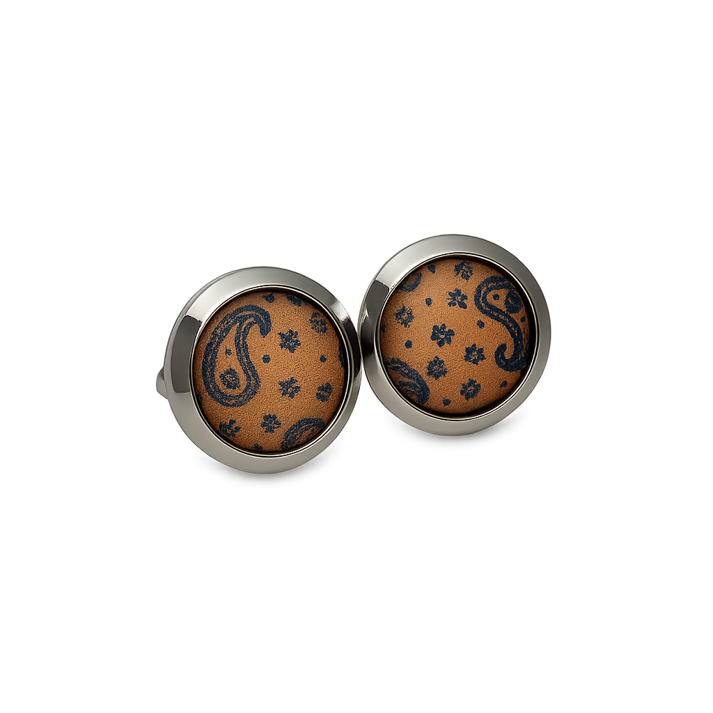 Cognac mit Paisley-Muster