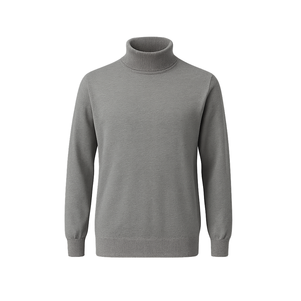 Turtleneck Sweater Grey
