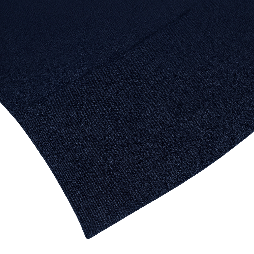 Turtleneck sweater navy blue