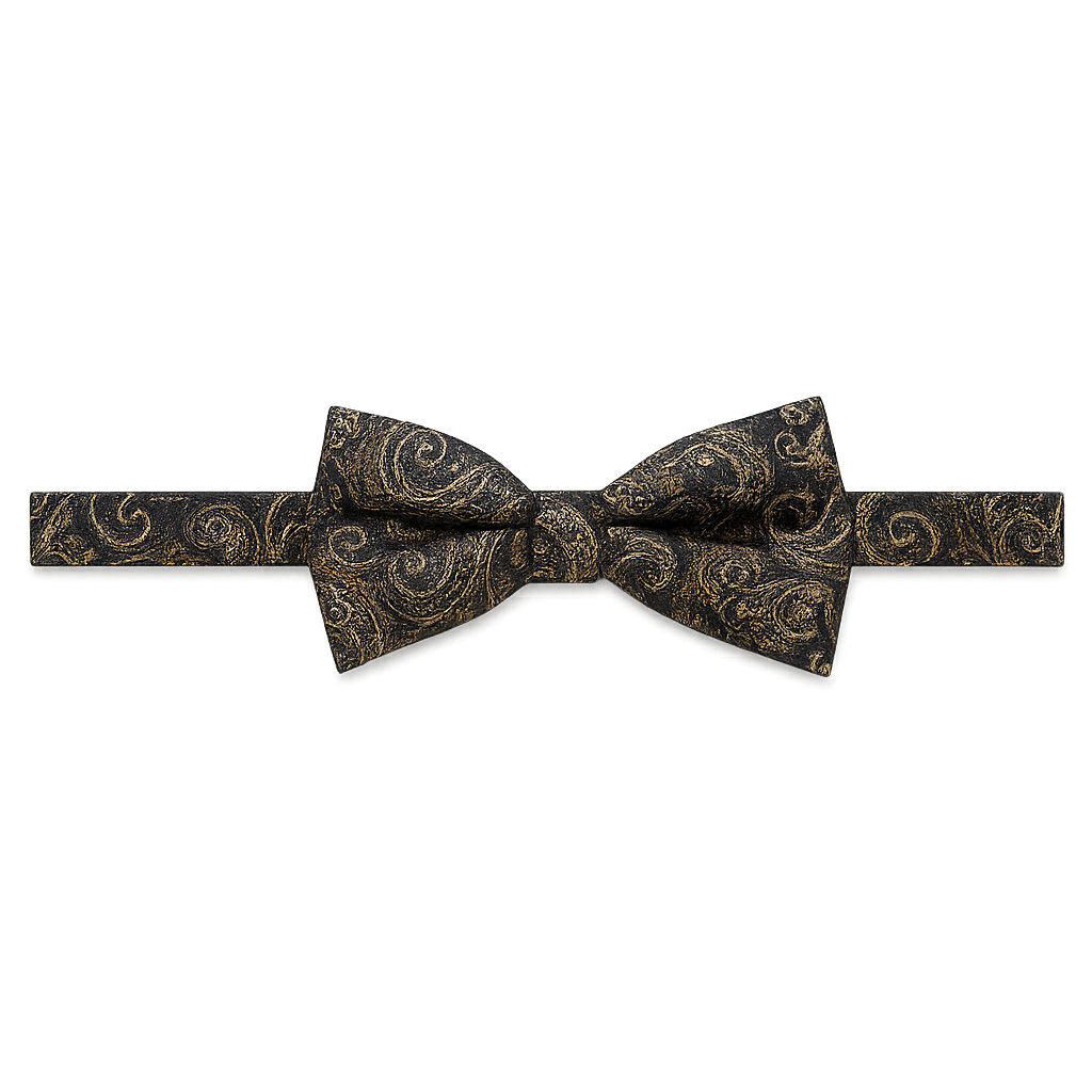 Braune Fliege mit Muster