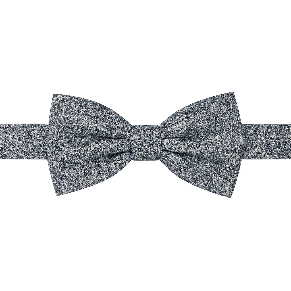 Graue Fliege mit Muster