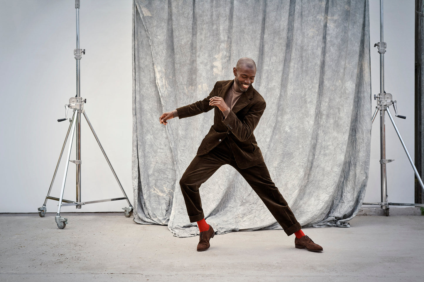 Men's socks ruby red