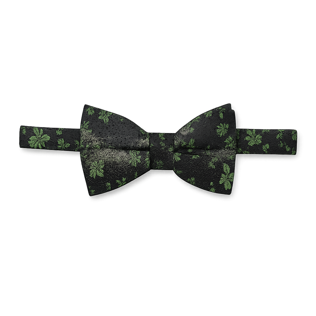 Navy blue bow tie