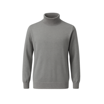 Turtleneck Sweater Grey
