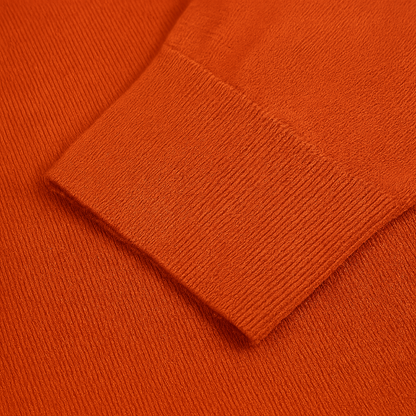 Rundhals Pullover Orange