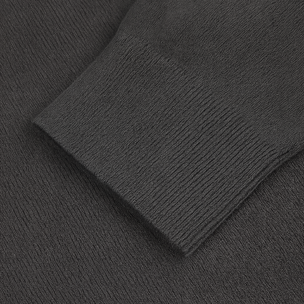 Rundhals Pullover Dunkelgrau