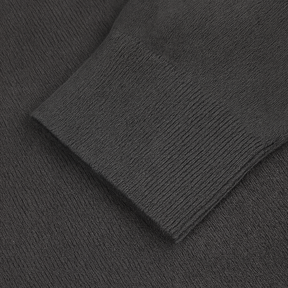 Rundhals Pullover Dunkelgrau