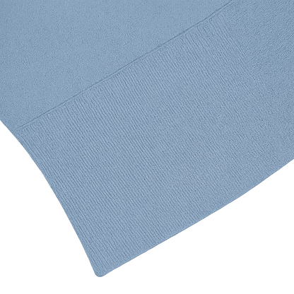 Rundhals Pullover Hellblau